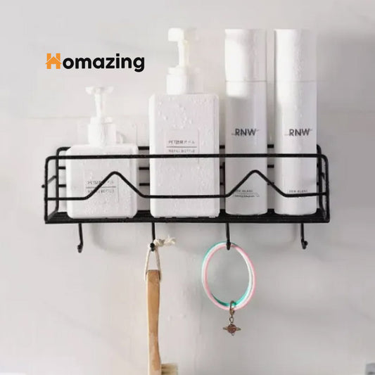 Wall Mounted Storage Rack With Hook