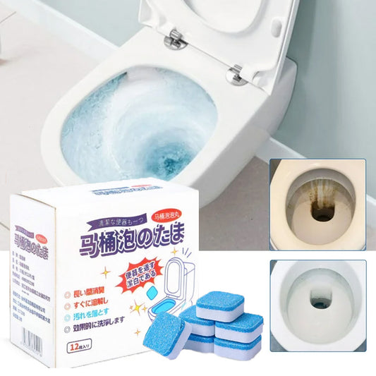 Toilet Cleaner Flush Tablets 12Pcs