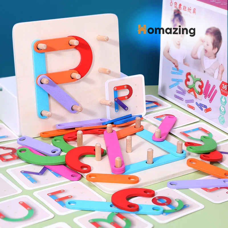 Montessori Nail Board Jigsaw Puzzle – Homazing