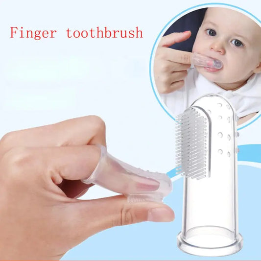 Silicone Finger Baby Toothbrush - Baby Finger Brush
