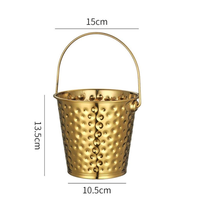 1000ML Ice Cube Bucket Portable Ice Storage Container - Homazing