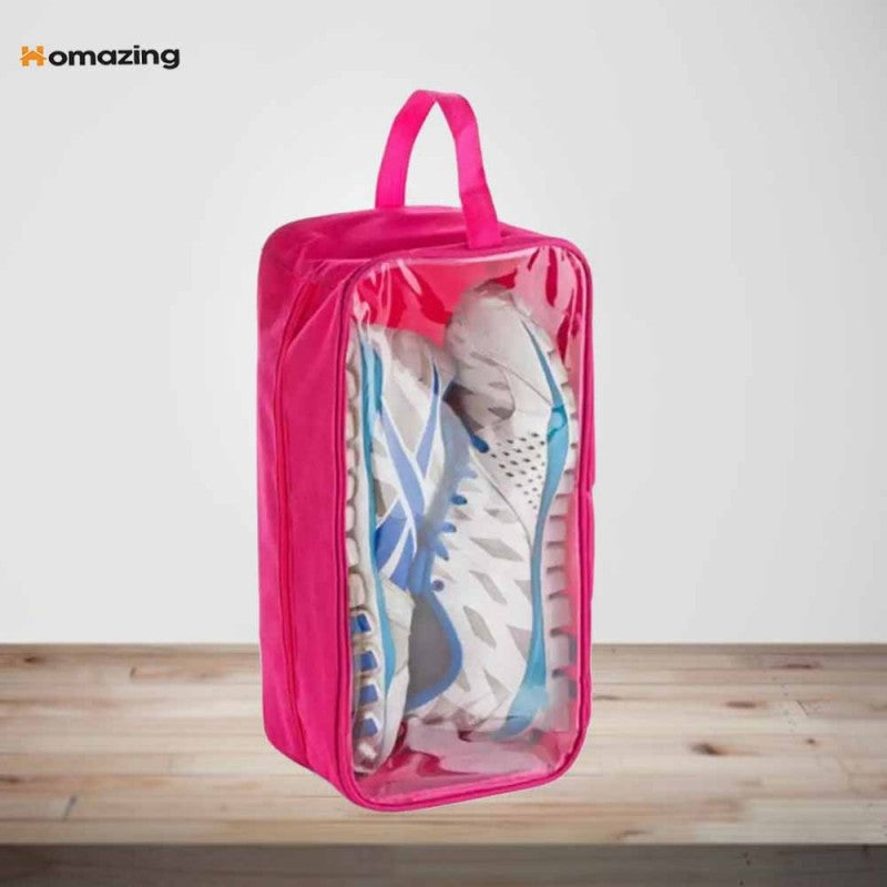 Shoe Bags Pack Of 2 Travel Storage Organizer Pink