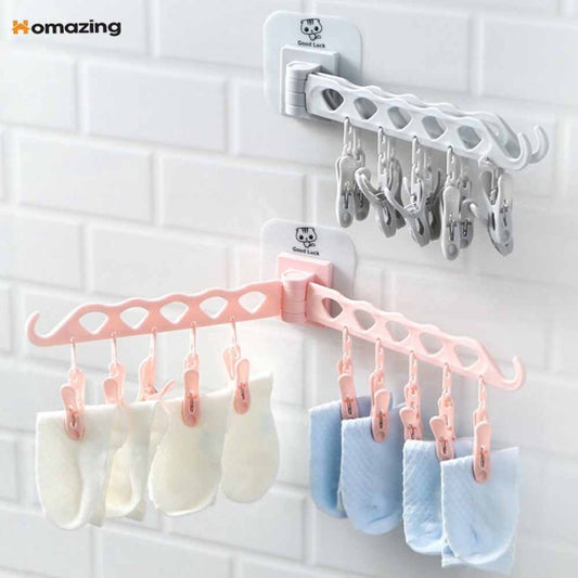 Folding Clothes Socks Hanger Homazing
