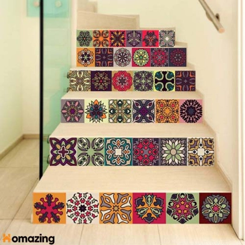 12 PCS Home Decor Tile Stickers Self Adhesive Homazing