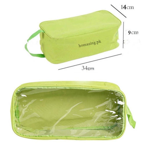 Shoe Bags Pack Of 2 Travel Storage Organizer Green