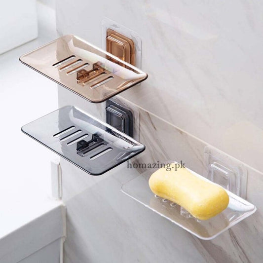 Wall Mounted Soap Drain Dishes Tray