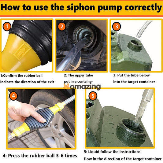 Portable Manual Fuel Pump Transfer