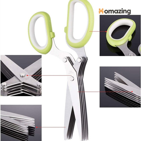 Food Scissor Stainless Steel With Cleaning Comb