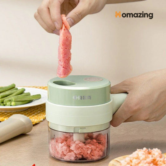 4 In 1 Vegetable Chopper Rechargeable