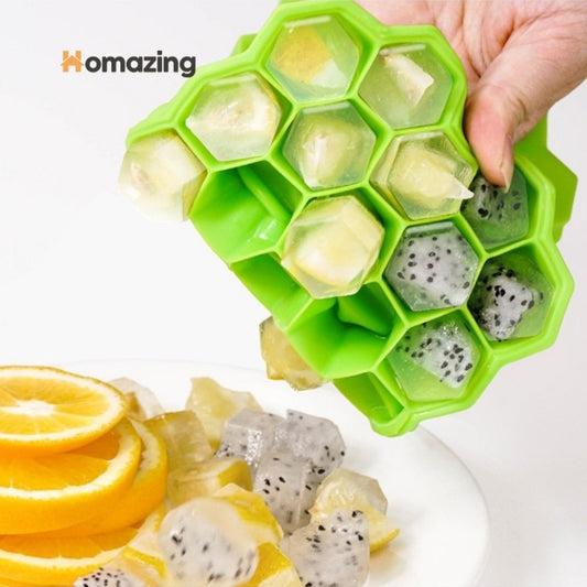 Silicone Honeycomb Ice Mold Tray
