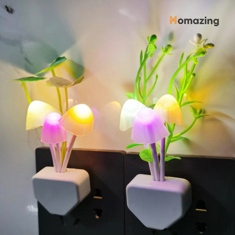 LED Mushroom Night Light With Sensor Homazing