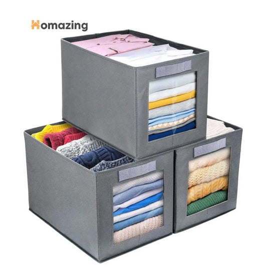 Foldable Storage Box With Handle