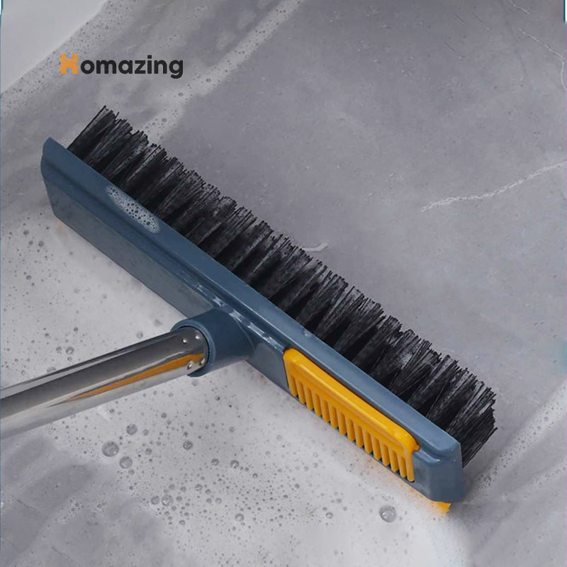 2 In 1 Floor Scrub Brush With Long Handle