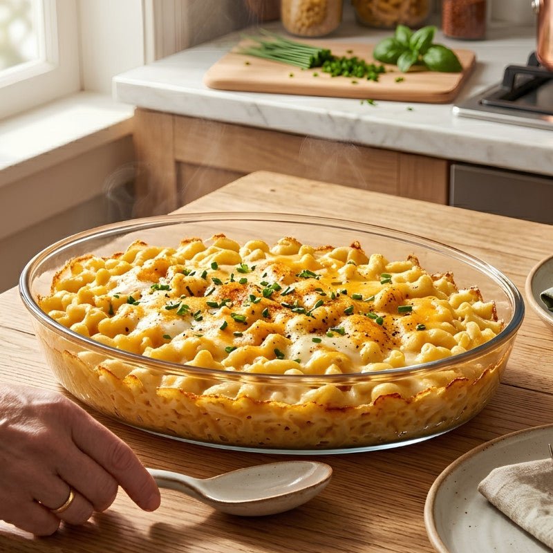 1.6L Toughened Glass Baking Dish Heat Resistant 450°C - Homazing