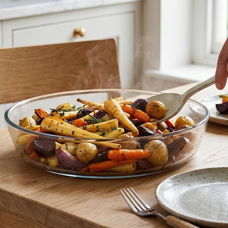 1.6L Toughened Glass Baking Dish Heat Resistant 450°C - Homazing