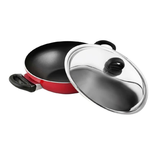 Prestige Classique Non-Stick 26cm Kadai with Dual Handles for Deep Cooking
