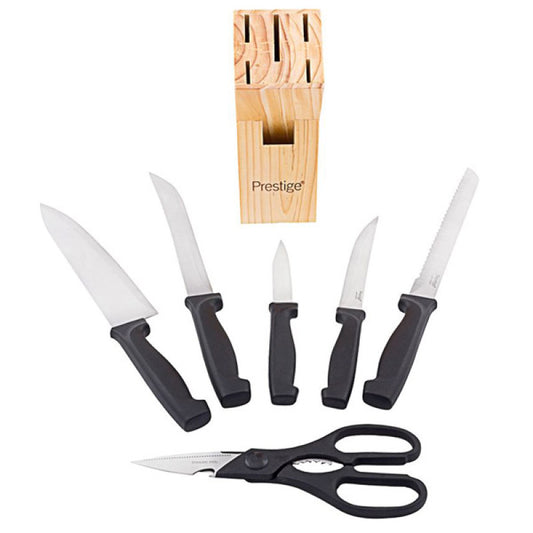 Prestige 7-Piece Knife Set — Complete Stainless Steel Kitchen Knife Set
