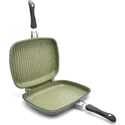 Prestige Essen 32 cm Double-Sided Non-Stick Grill Pan – Flip & Cook with Ease