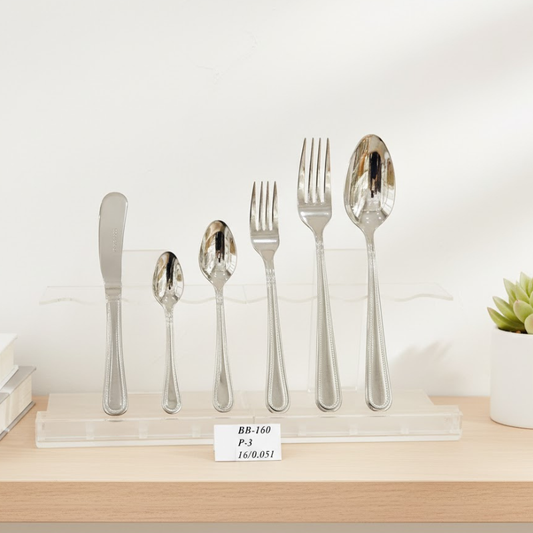 Piece Stainless Steel Spoon Set — Premium Flatware Collection