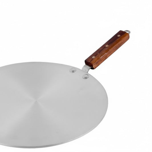 Elegant Heavy Tawa with Hook 30cm – Durable Flat Griddle for Roti, Pancakes & More