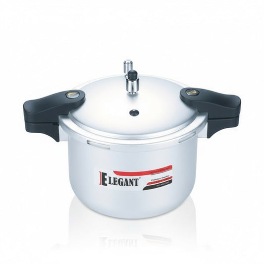 Elegant Bollitto DH Cooker with Steamer 7 Litre Heavy Duty Pressure Cooker for Steaming Fast Cooking