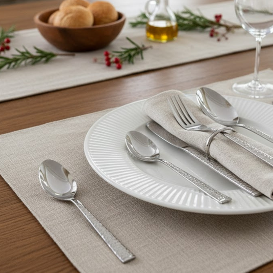 Alpenberg Stainless Steel Cutlery Set 52 Piece silver set