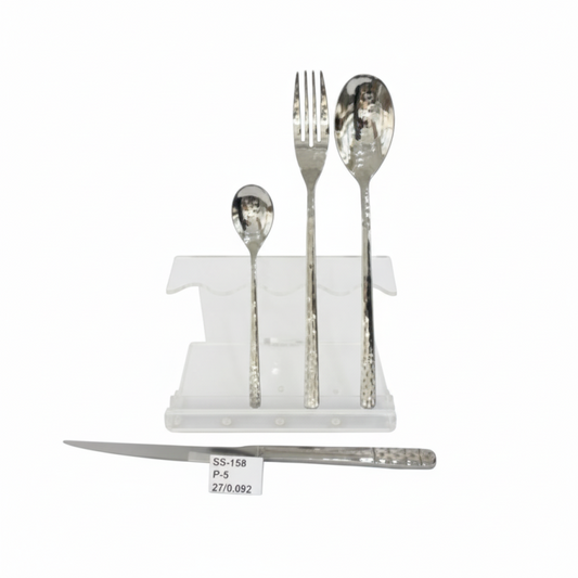 Alpenberg Stainless Steel Cutlery Set 52 Piece Wheat Textured
