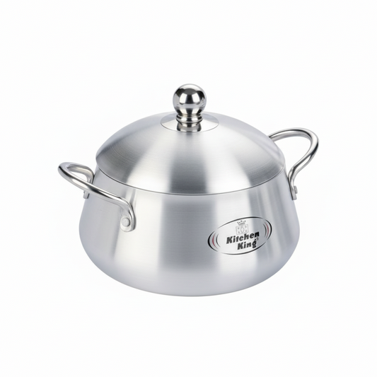 Kitchen King Julia Belly Pot Metal Finish Cooking Pot