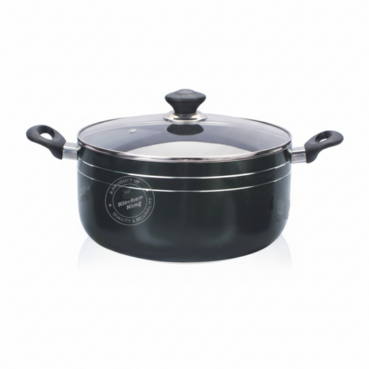 Kitchen King Delica Wok 26cm with Glass Lid Induction Ready