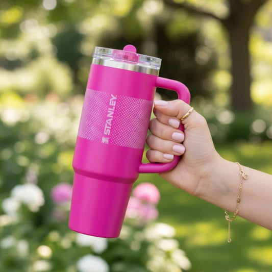 Stanley 40 OZ Vivid Violet Flip Straw Tumbler