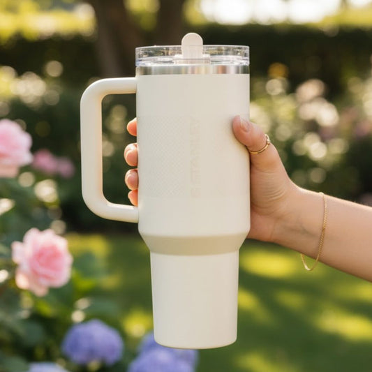 Stanley 40 OZ Cream Fade Flip Straw Tumbler