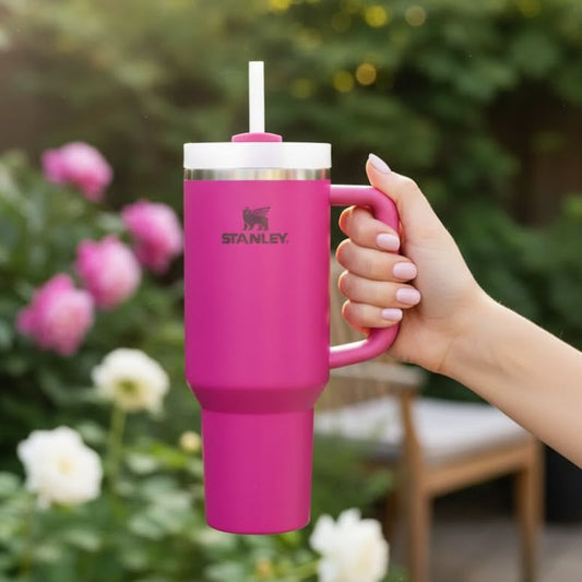 Stanley 40 OZ H2.0 FlowState Dark PinkTumbler