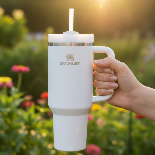 Stanley 40 OZ H2.0 FlowState White Tumbler
