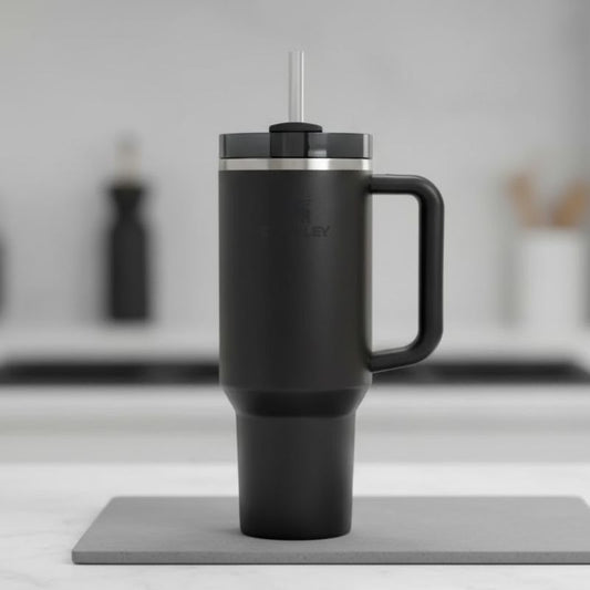 Stanley 40 OZ H2.0 FlowState Black Tumbler