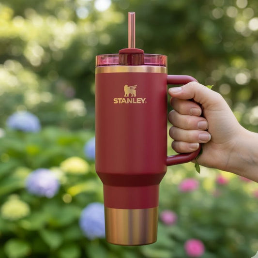 Stanley 40 OZ H2.0 FlowState Gilded Pomegranate Tumbler