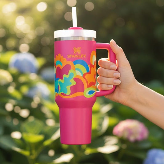 Stanley 40 OZ Hyper Quencher Pink Tumbler