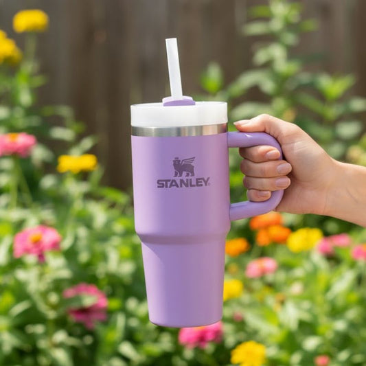 Stanley 14 OZ Quencher H2 0 FlowState Lilac Tumbler