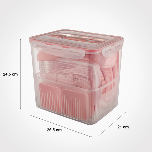 Limon 60 Pieces Picnic Set for 6 Persons