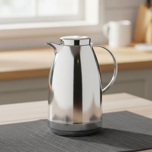 Silver Flask 1.0Liter Thermos