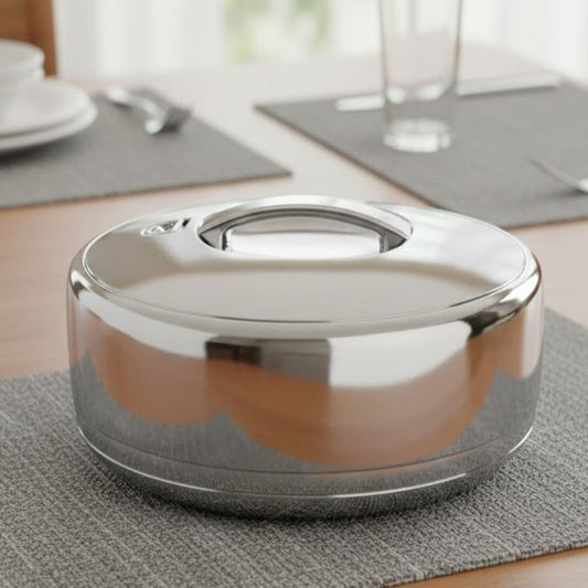 Oval 38CM Silver Hotpot