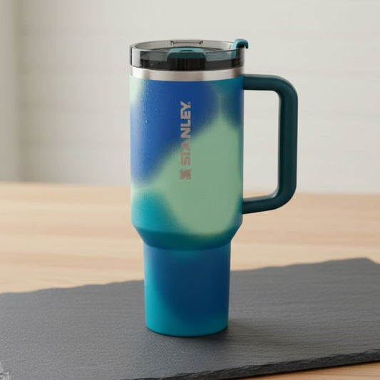 Stanley 40 OZ ProTour Flip Coastal Teal Motion Straw Tumbler