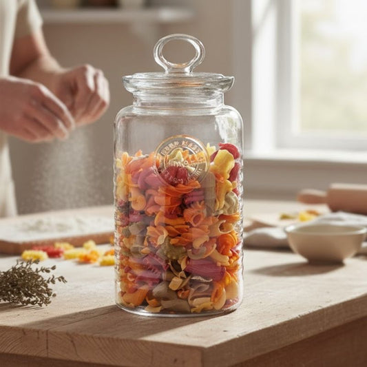 Limon 1.9Litre Airtight Glass Jar With Lid