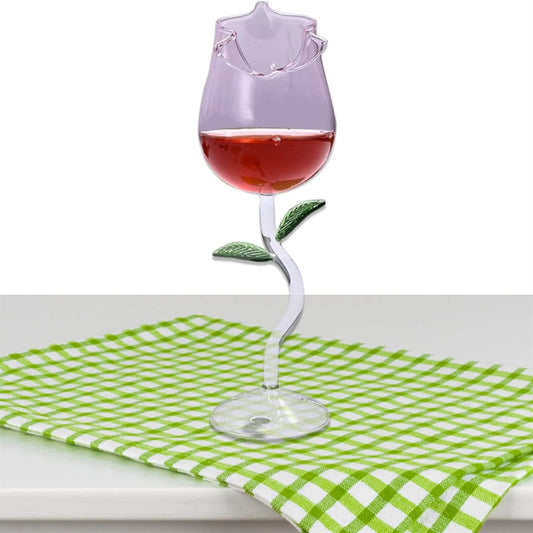 Rose Shaped Cocktail Drinking Glass