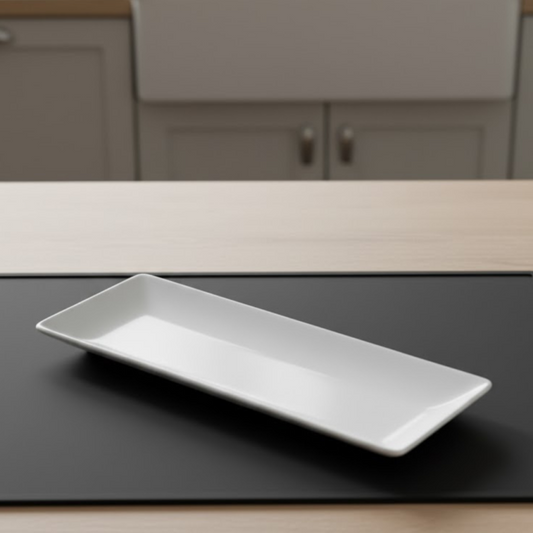 Brilliant 11.75inch Rectangular Ceramic Plate