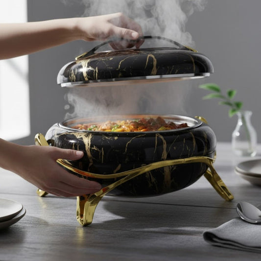 Black & Gold 38CM Hot Pot