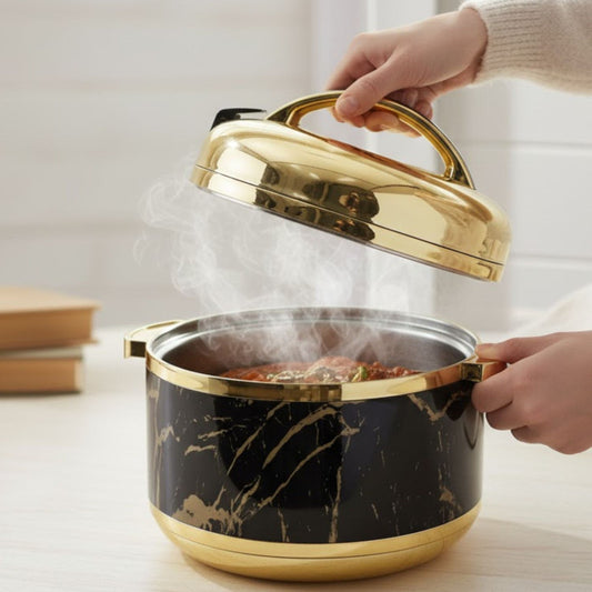 Black 34CM Gold Hot Pot