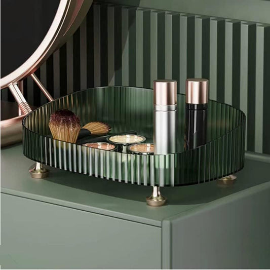 Acrylic Makeup Organizer Tray Vanity Storage for Cosmetics