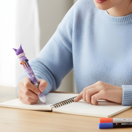 kuromi 10 in 1 colour ball pen 1pc