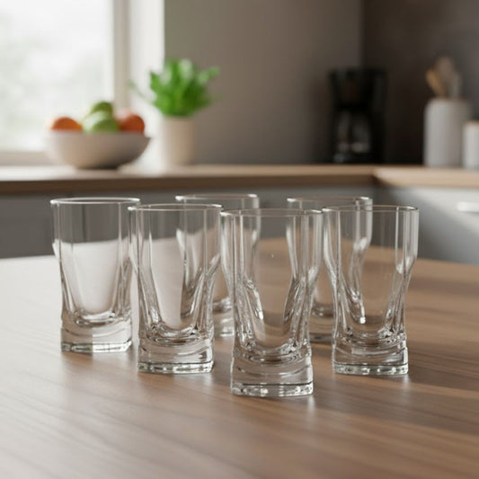 Acrylic 250ML 6 Pieces Azad Glass Set