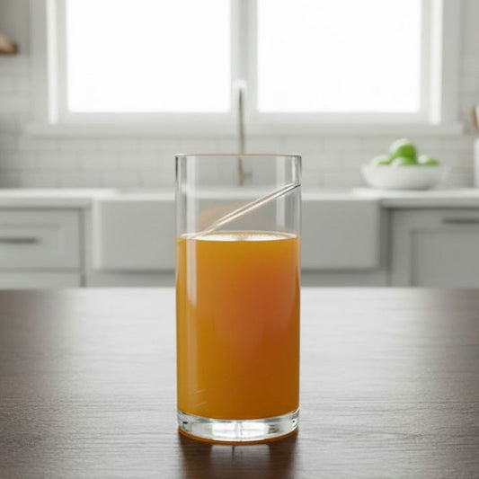 Acrylic 6 Pcs Slanted Glass Set 200ML Azad